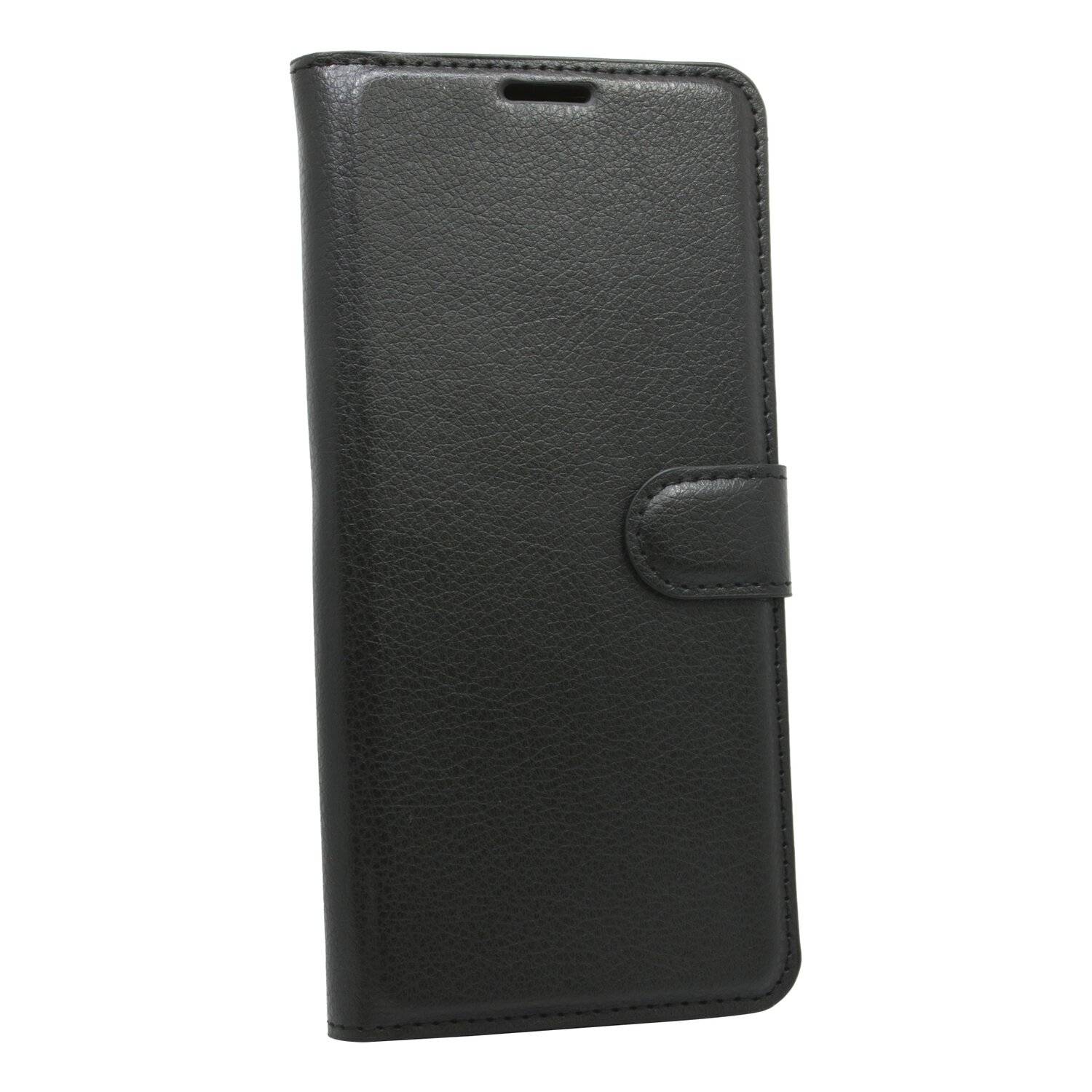 Buch Tasche Schutzhülle aufklappbare Hülle Standfunktion Zubehör kompatibel mit Realme C25Y schwarz