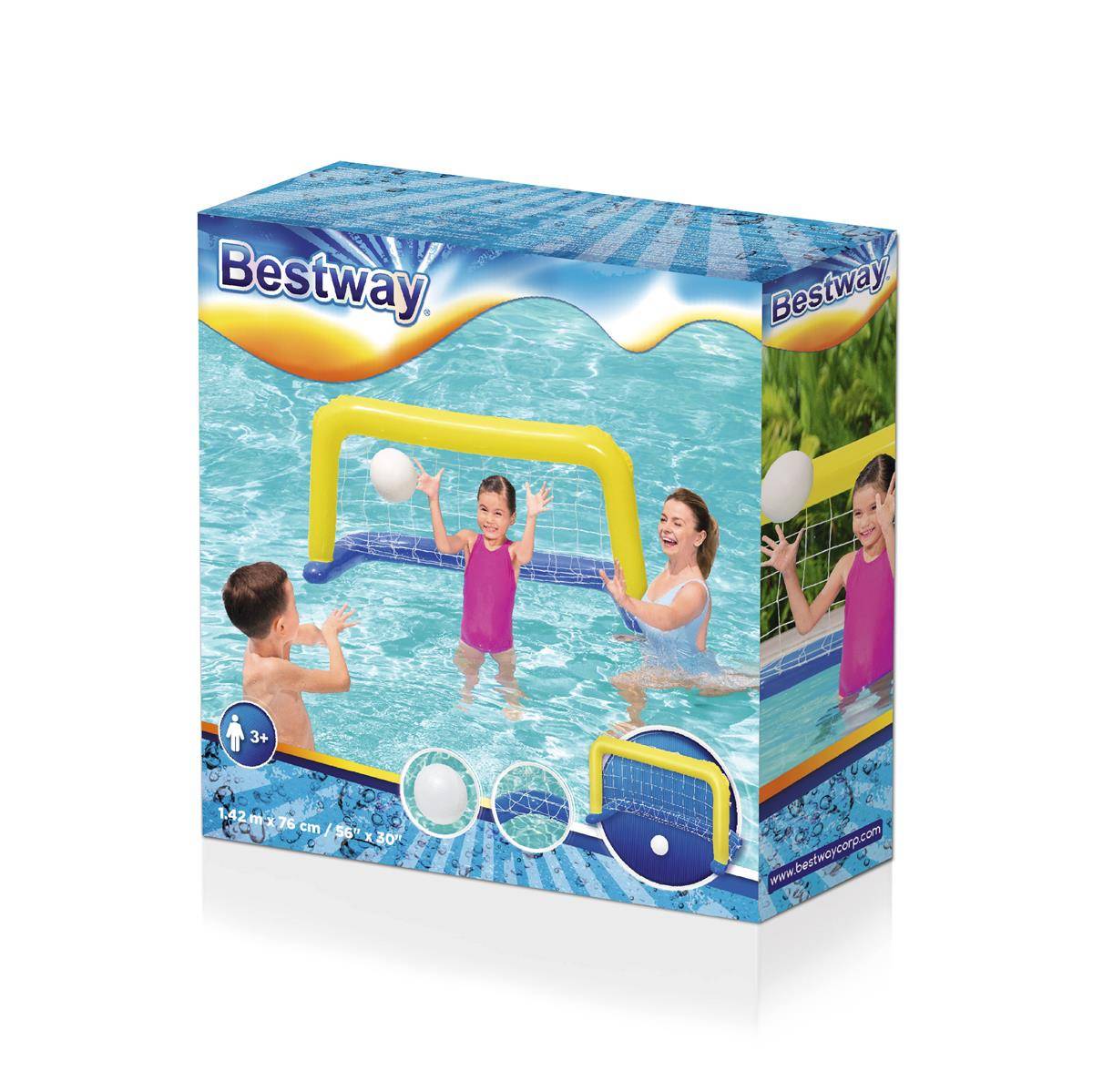Bestway 52123 - Schwimmendes Wasserball-Set 130 x 60 x 72 cm