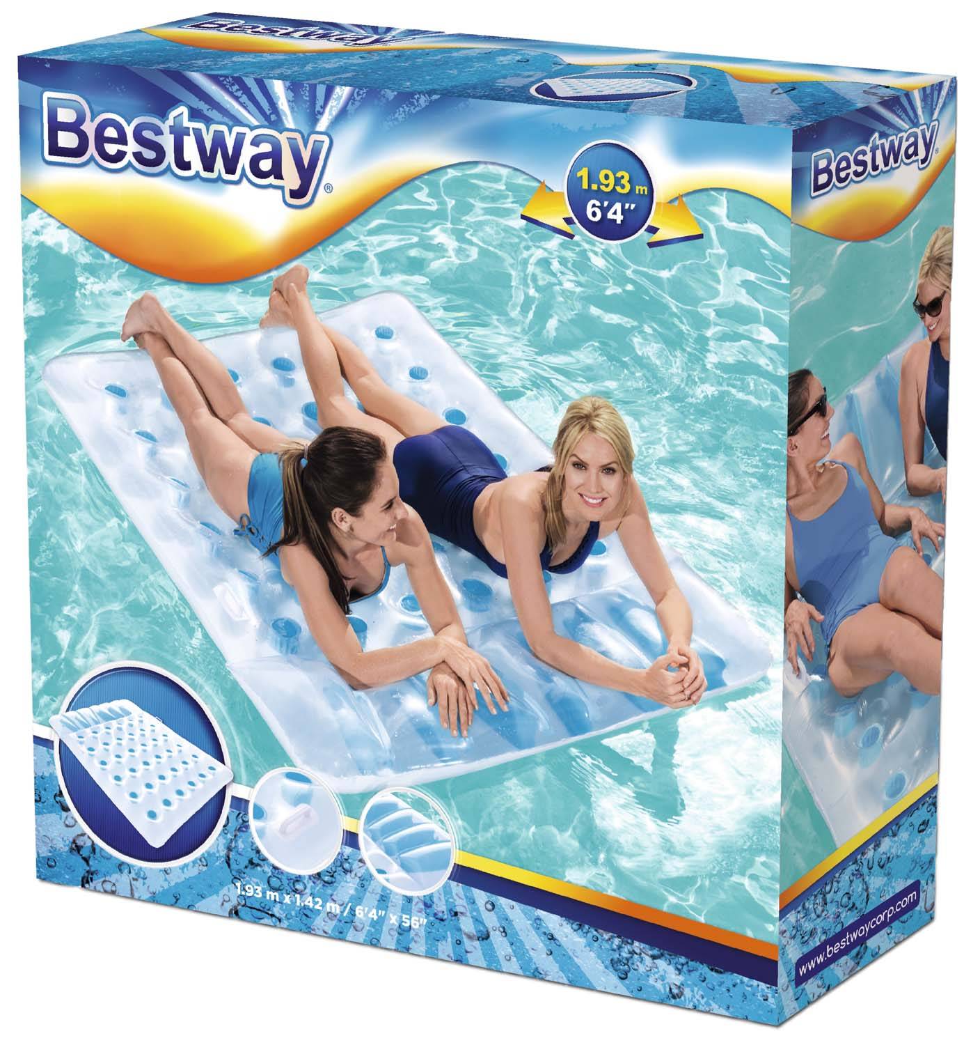 Bestway 43055 - Luftmatratze Strandbett 193 x 142 cm