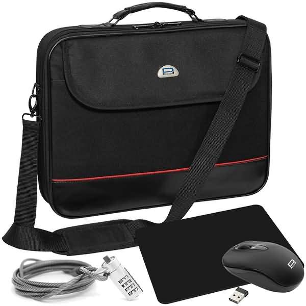 PEDEA Laptop Starterset Trendline 46,7cm (18,4-), schwarz