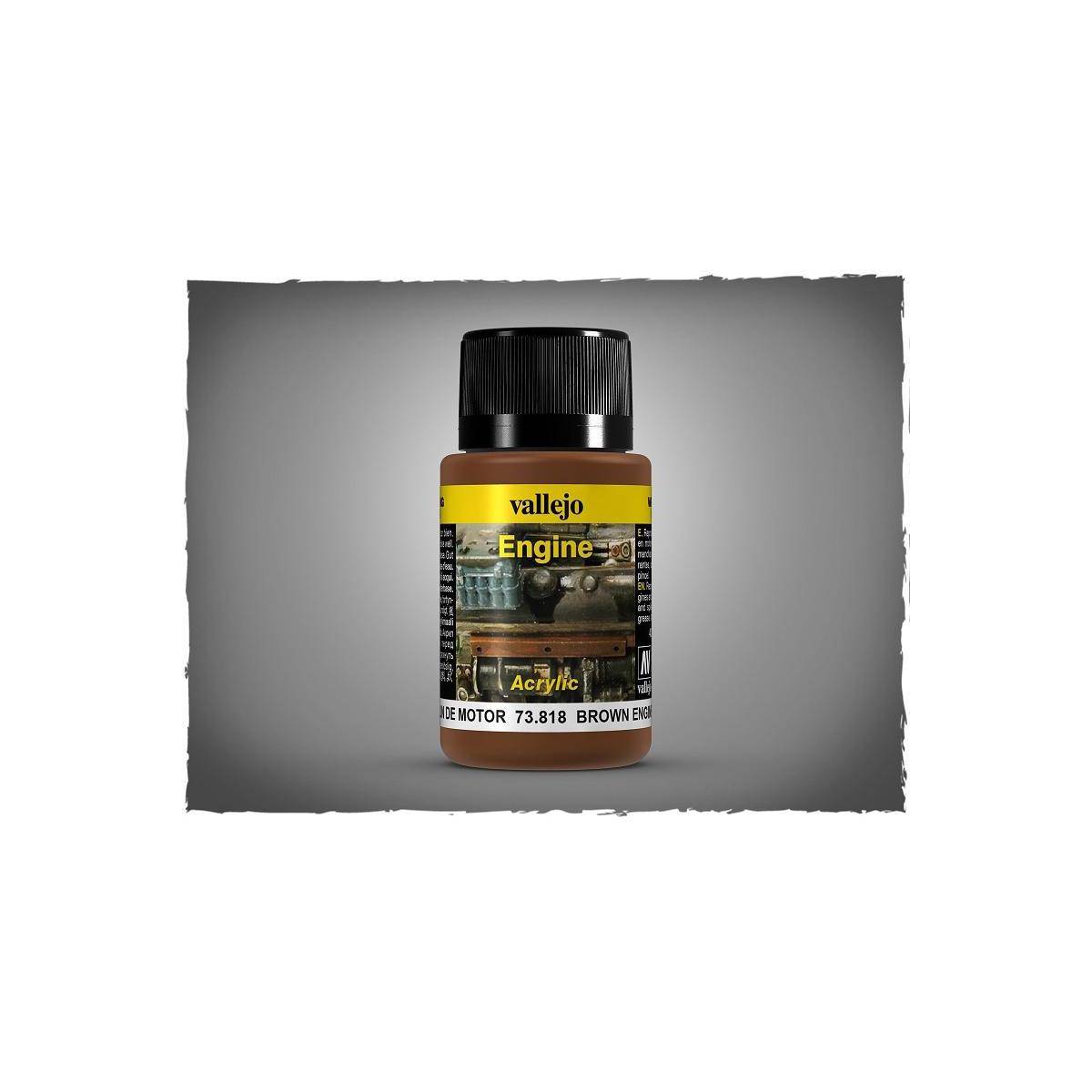 VAL-73.818 - Verwitterungseffekte - Brown Engine Soot, 40 ml