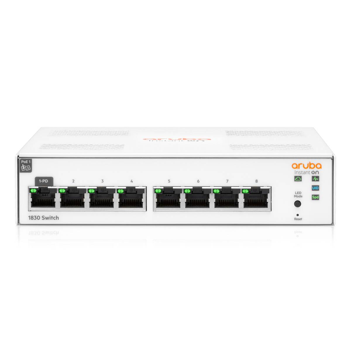 Instant On 1830 8-Port-Switch 8x Gigabit-LAN