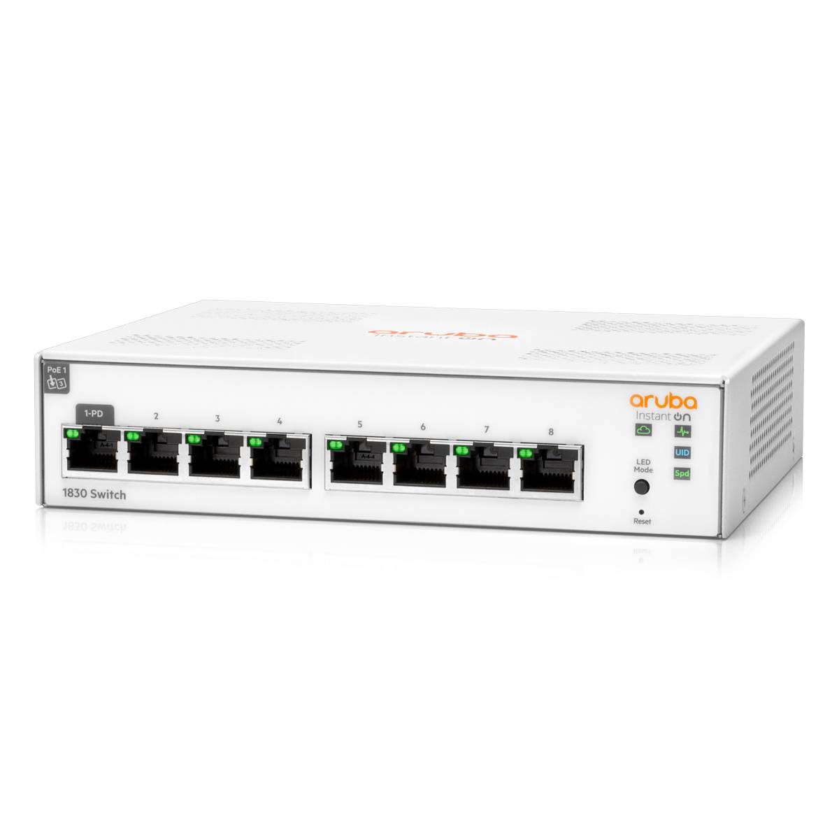Instant On 1830 8-Port-Switch 8x Gigabit-LAN