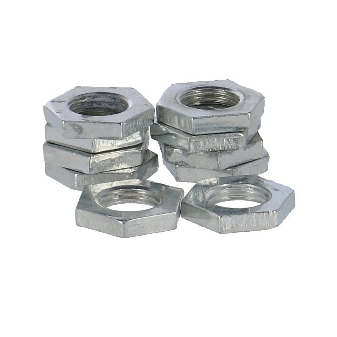 Fix Nippel Achskontermutter HR FG 9,5mm, silber (10er Pack)