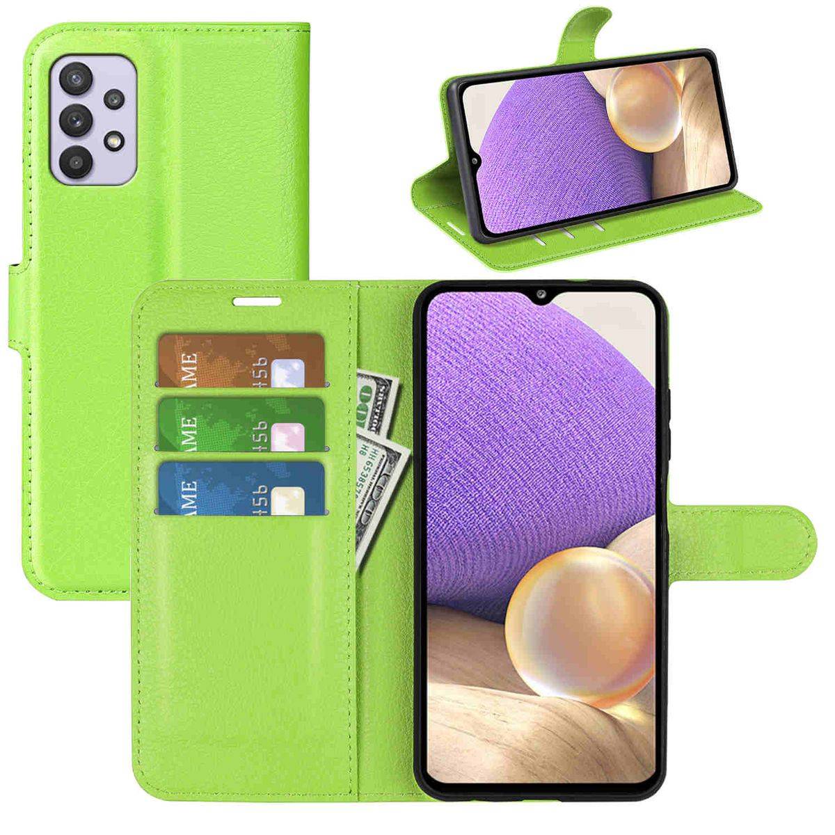 Für Samsung Galaxy A53 5G Handy Tasche Wallet Premium Schutz Hülle Case Cover Etuis Neu Zubehör Grün