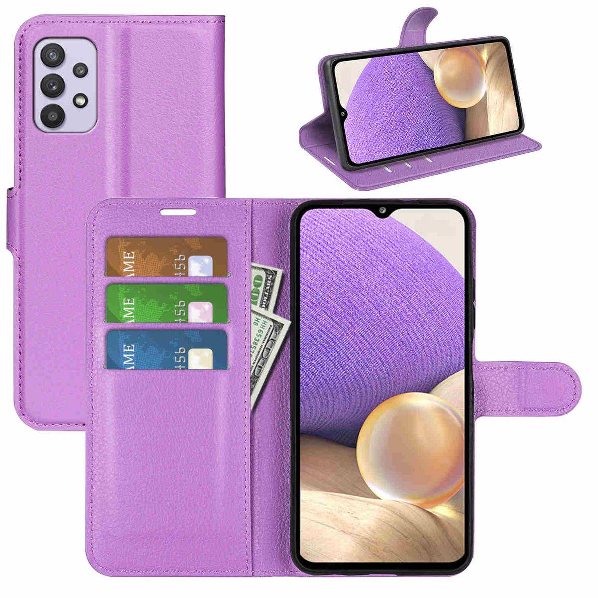Für Samsung Galaxy A53 5G Handy Tasche Wallet Premium Schutz Hülle Case Cover Etuis Neu Zubehör Lila