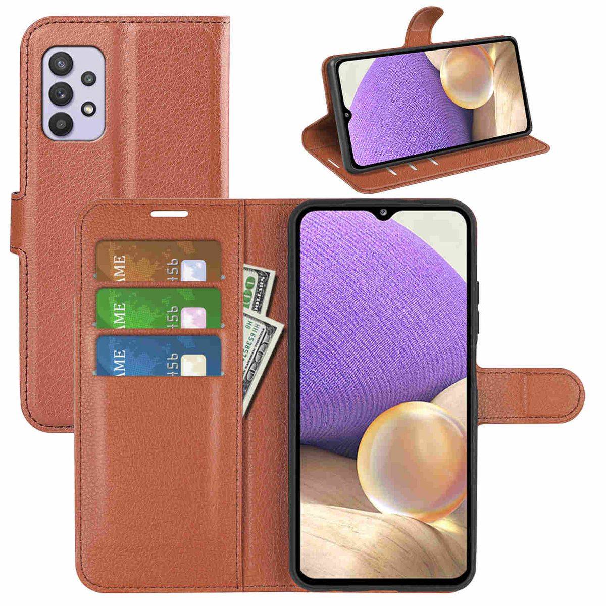 Für Samsung Galaxy A53 5G Handy Tasche Wallet Premium Schutz Hülle Case Cover Etuis Neu Zubehör Braun