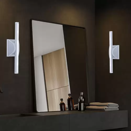 Wandleuchte Nachtlicht Wandlampe 2 Stufen Innen indirekte Beleuchtung Flurlampe Batteriebetrieben, Kunststoff, 1x LED, DxH 9x28 cm, 2er Set Wandleuchte Nachtlicht Wandlampe 2 Stufen Innen indirekte Beleuchtung Flurlampe Batteriebetrieben, Kunststoff, 1x LED, DxH 9x28 cm, 2er Set