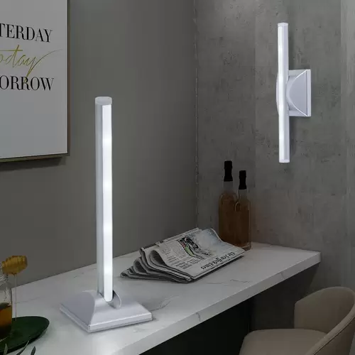 Wandleuchte Nachtlicht Wandlampe 2 Stufen Innen indirekte Beleuchtung Flurlampe Batteriebetrieben, Kunststoff, 1x LED, DxH 9x28 cm, 2er Set Wandleuchte Nachtlicht Wandlampe 2 Stufen Innen indirekte Beleuchtung Flurlampe Batteriebetrieben, Kunststoff, 1x LED, DxH 9x28 cm, 2er Set