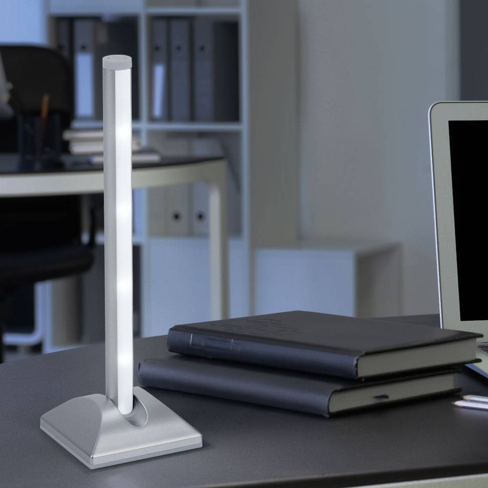 Wandleuchte Nachtlicht Wandlampe 2 Stufen Innen indirekte Beleuchtung Flurlampe Batteriebetrieben, Kunststoff, 1x LED, DxH 9x28 cm, 2er Set