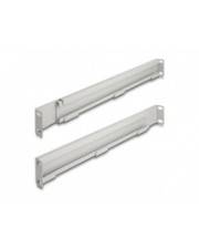 Delock Rack Bracket - einstellbare Länge 368 - 600 mm - Seite - Grau - 1U - 48.3