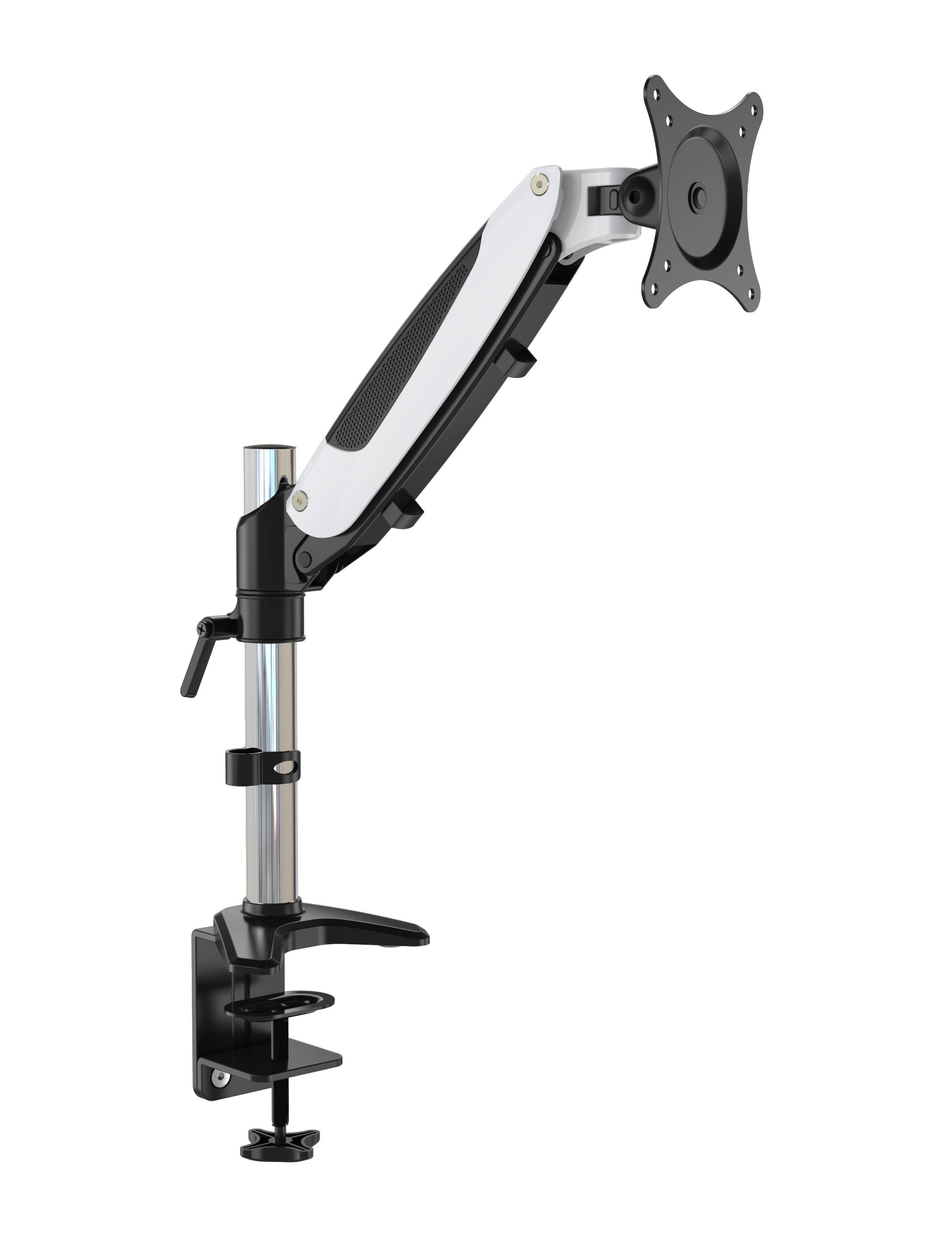 ERGOLEBEN ergonomische Tischhalterung Monitorhalterung höhenverstellbar Gasdruckfeder Arm - 1 Monitor