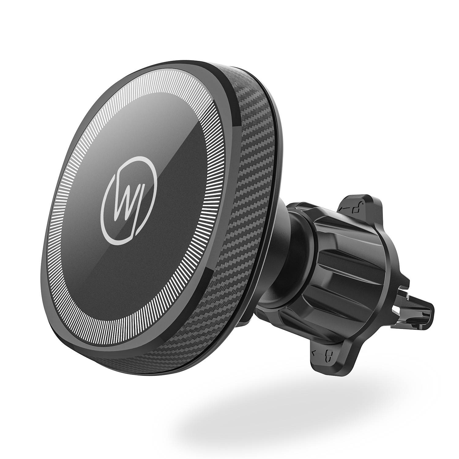 15W KFZ Autohalterung mit Ladefunktion für iPhone 15, 14, 13, 12 - MagSafe Ladegerät Auto Handyhalterung