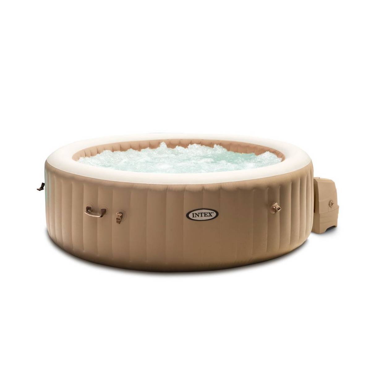 INTEX 28476 Whirlpool PureSpa Bubble 196x71cm rund 4 Personen Massage Pool