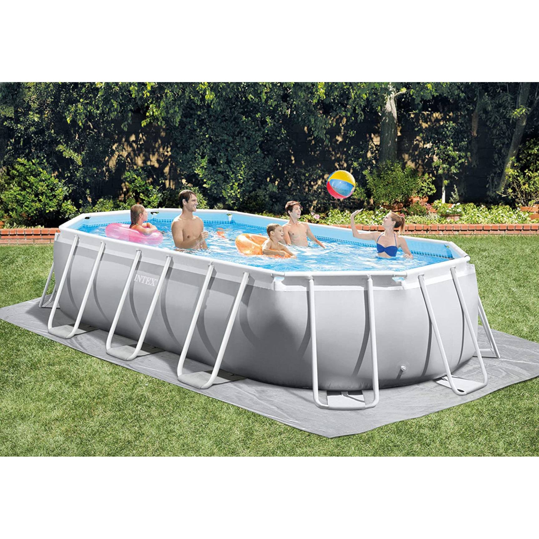 INTEX 26796GN - Prism Frame Oval Pool (503x274x122cm)