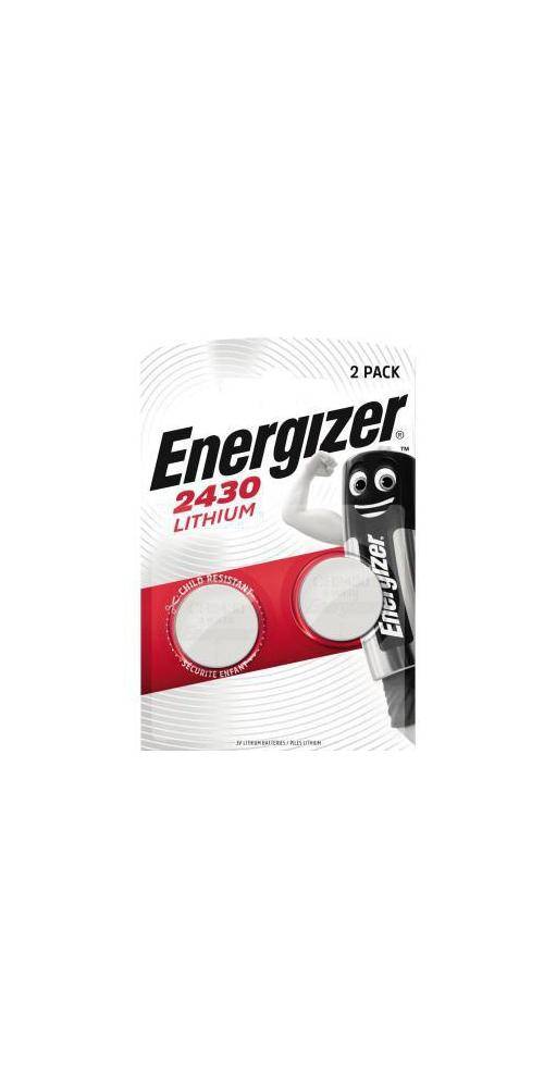 Energizer Knopfzelle Lithium CR2430 3V 2 St./Pack. Lithium CR2430 3V
