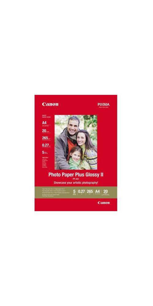 Canon Fotopapier Plus Glossy II DIN A4 265g/m wei hochglnzend 20