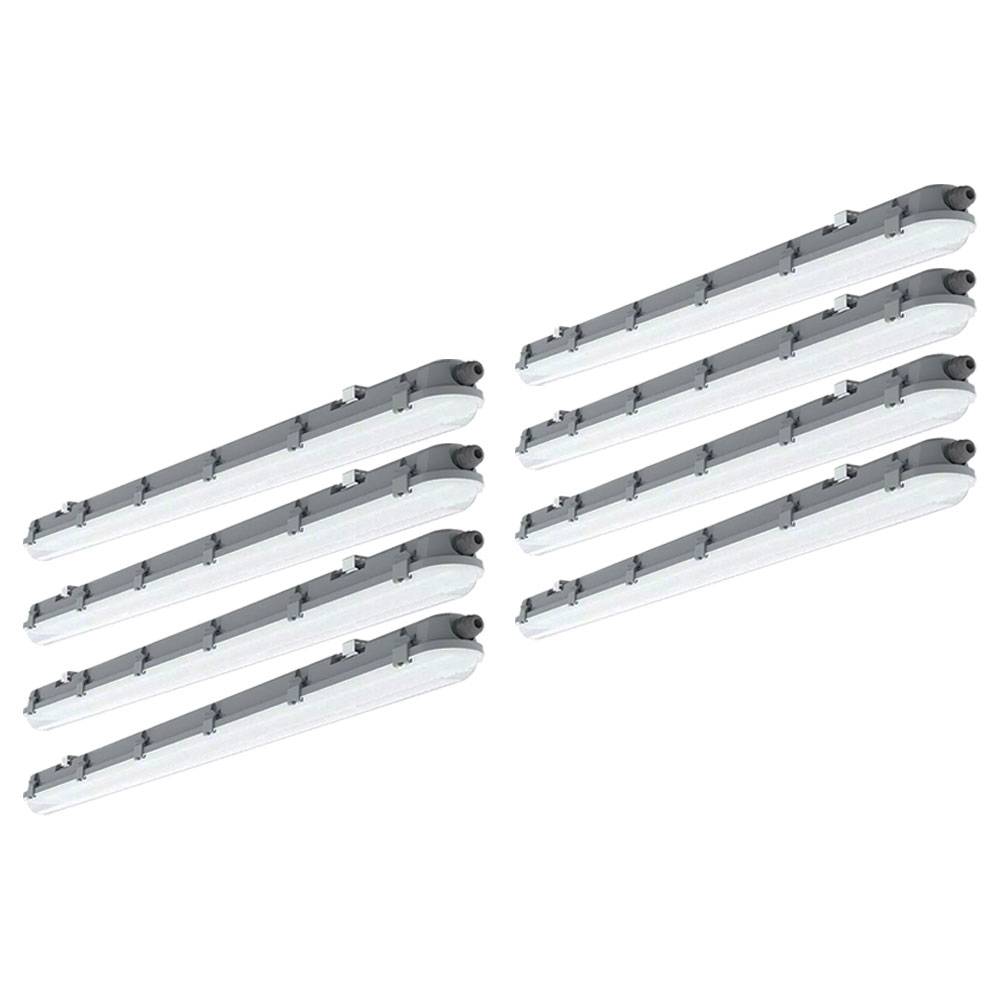 Deckenlampen Wannenleuchte Feuchtraum 120 cm Feuchtraumwannenleuchten LED 120 cm Garagenlampen LED Röhre, Reihenschaltung, 1x LED 36 Watt 4320 Lumen