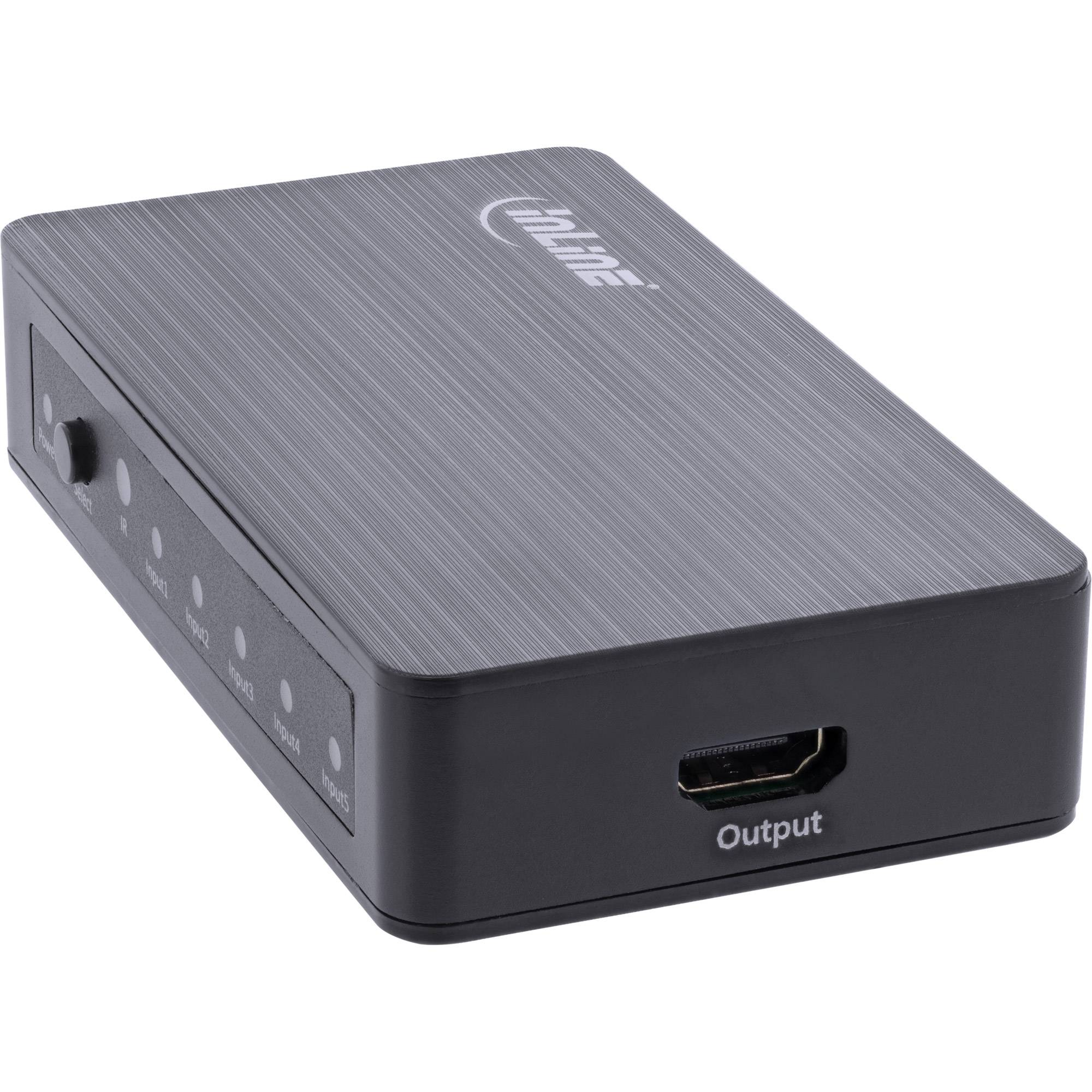 InLine HDMI Switch - 5-fach - 4K2K@60Hz - HDCP 2.2 - Gbps - HDMI