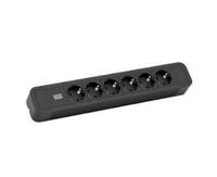 Bachmann PRIMO 2 - Steckdosenleiste - Wechselstrom 250 V - Eingabe, Eingang power CEE 7/7 - Ausgangsanschlüsse: 6 (power