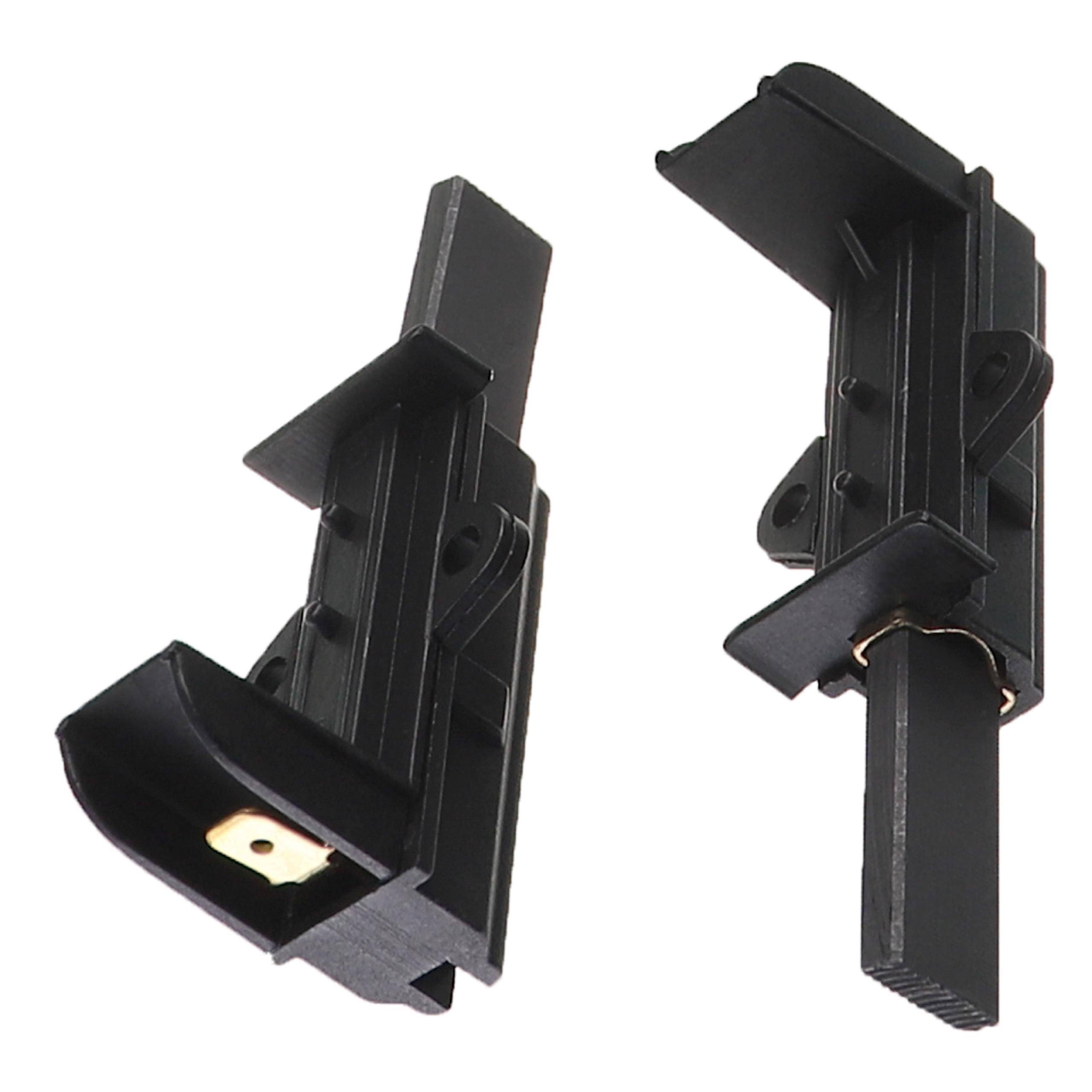 vhbw 2x Kohlebürste 5 x 12,5 x 29 mm kompatibel mit Beko WKL15056K-EXP 7309130001, WKE15105D-RUS 7306610001 Waschmaschine, Trockner