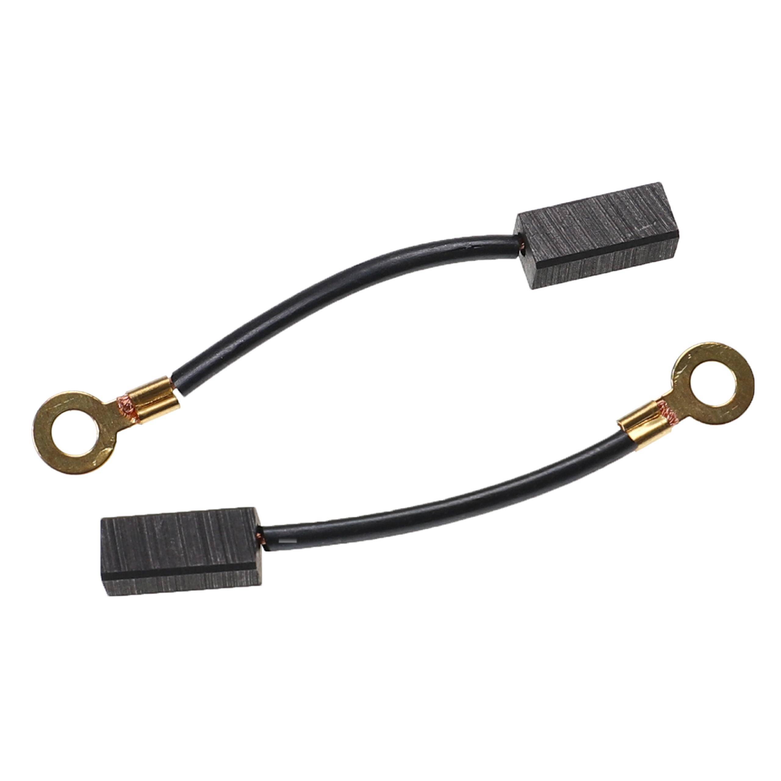 vhbw 2x Kohlebürste Motorkohle Schleifkohle 6,3 x 5 x 14mm kompatibel mit Fein MSH 636 Elektrowerkzeug / Trennschleifer / Stichsäge