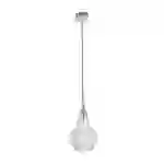 Maytoni Moderne Pendelleuchte Eustoma 1xE14 excl. in Nickel aus Metall Glas 40 W für Küche, Schlafzimmer, Wohnzimmer, Esszimmer, Lobby Maytoni Moderne Pendelleuchte Eustoma 1xE14 excl. in Nickel aus Metall Glas 40 W für Küche, Schlafzimmer, Wohnzimmer, Esszimmer, Lobby