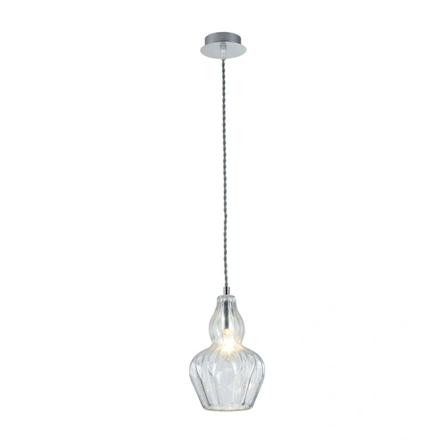 Maytoni Moderne Pendelleuchte Eustoma 1xE14 excl. in Nickel aus Metall Glas 40 W für Küche, Schlafzimmer, Wohnzimmer, Esszimmer, Lobby Maytoni Moderne Pendelleuchte Eustoma 1xE14 excl. in Nickel aus Metall Glas 40 W für Küche, Schlafzimmer, Wohnzimmer, Esszimmer, Lobby