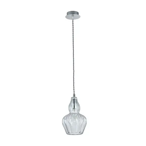 Maytoni Moderne Pendelleuchte Eustoma 1xE14 excl. in Nickel aus Metall Glas 40 W für Küche, Schlafzimmer, Wohnzimmer, Esszimmer, Lobby Maytoni Moderne Pendelleuchte Eustoma 1xE14 excl. in Nickel aus Metall Glas 40 W für Küche, Schlafzimmer, Wohnzimmer, Esszimmer, Lobby