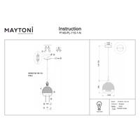 Maytoni Moderne Pendelleuchte Fermi 1xE27 excl. in Nickel aus Metall Glas und Metall 60 W für Küche, Schlafzimmer, Wohnzimmer, Esszimmer, Lobby Maytoni Moderne Pendelleuchte Fermi 1xE27 excl. in Nickel aus Metall Glas und Metall 60 W für Küche, Schlafzimmer, Wohnzimmer, Esszimmer, Lobby