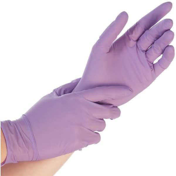 Nitril-Handschuh Safe Light puderfrei M 24cm lila VE=100 Stück