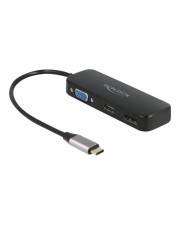 Delock Dockingstation - USB-C / Thunderbolt 3 - VGA - HDMI - DP