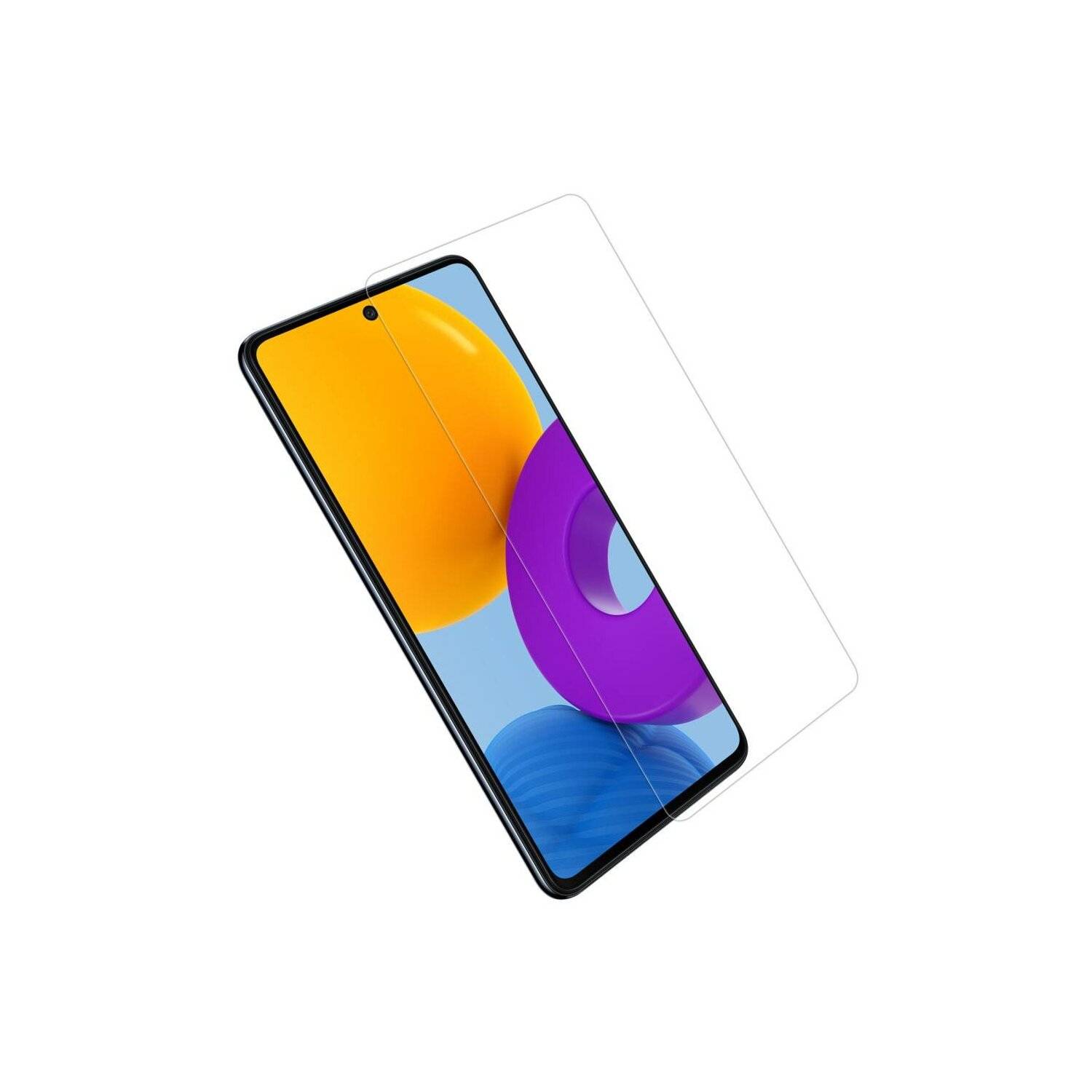 3X Schutzglas 9H kompatibel mit Samsung Galaxy M52 5G Displayschutzfolie Passgenau Glas
