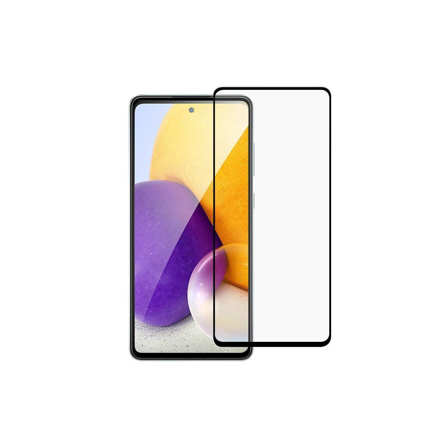 5D Schutz Glas kompatibel mit SAMSUNG GALAXY A53 5G Curved Folie Vollständig Klebend und Abdeckung
