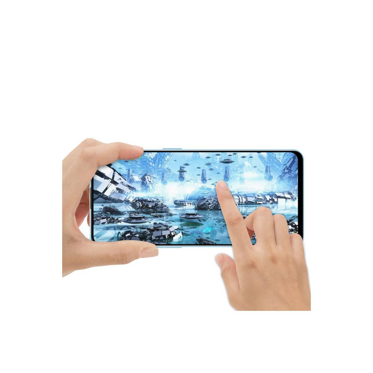 5D Schutz Glas kompatibel mit SAMSUNG GALAXY A53 5G Curved Folie Vollständig Klebend und Abdeckung