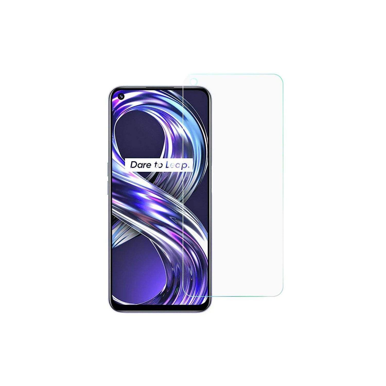 3X Schutzglas 9H kompatibel mit REALME 8i Displayschutzfolie Passgenau Glas