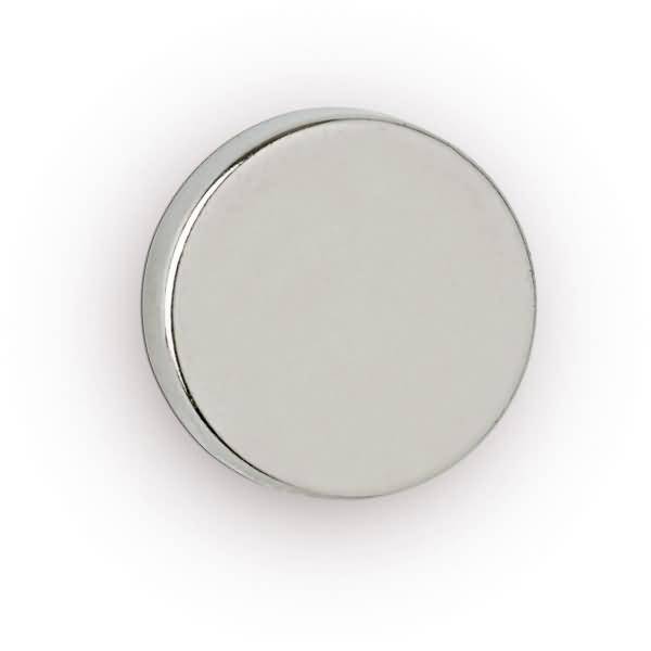 Neodym-Scheibenmagnet 3x12mm 2500g hellsilber VE=10 Stück