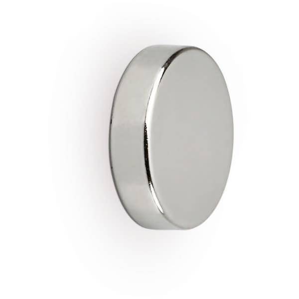 Neodym-Scheibenmagnet 3x12mm 2500g hellsilber VE=10 Stück