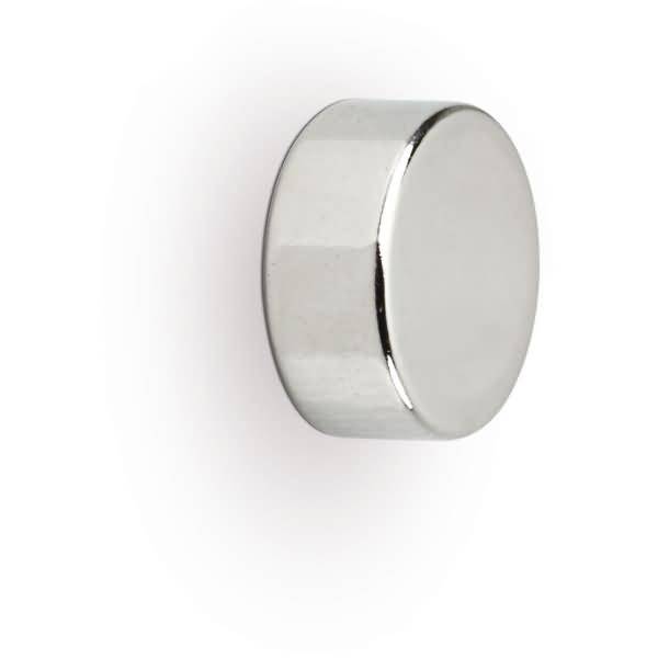 Neodym-Scheibenmagnet 5x12mm 4000g hellsilber VE=10 Stück
