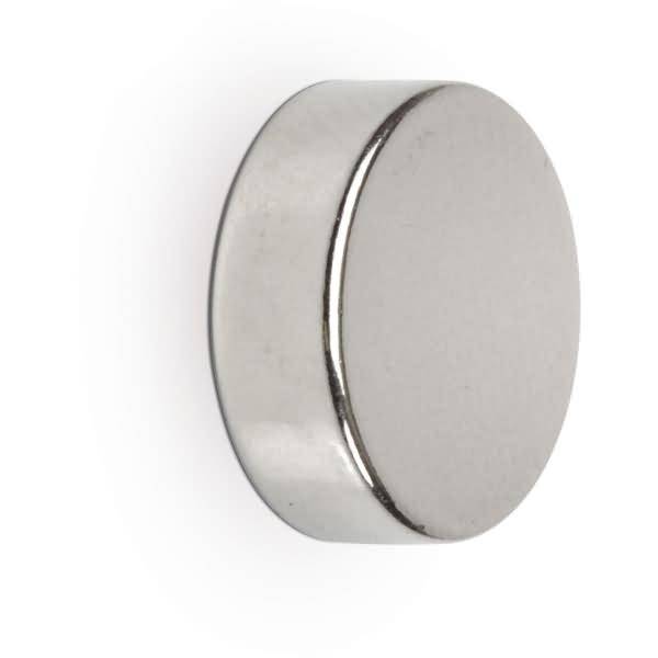 Neodym-Scheibenmagnet 5x15mm 4500g hellsilber VE=10 Stück