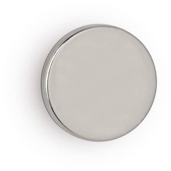 Neodym-Scheibenmagnet 3x20mm 4200g hellsilber VE=10 Stück