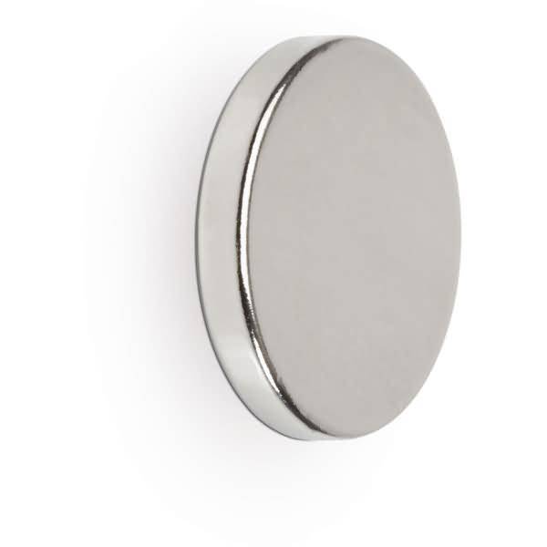 Neodym-Scheibenmagnet 3x20mm 4200g hellsilber VE=10 Stück