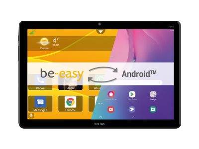 Beafon Tablet TAB-Lite TW10 (Seniorentablet) WLAN, Android 11 oder Beafon be-easy Benutzeroberfläche, 10,1 Display,