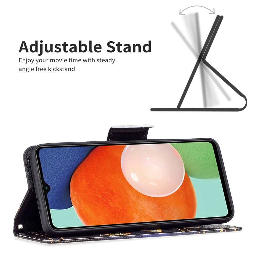 Für Samsung Galaxy A13 4G Kunstleder Handy Tasche Book Motiv 8 Schutz Hülle Case Cover Etui Neu