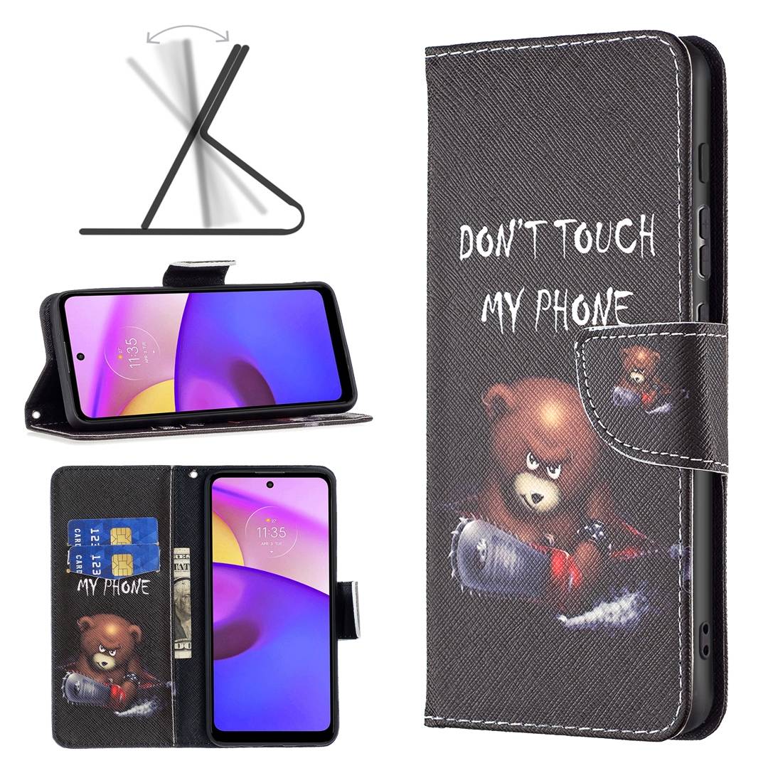 Für Motorola Moto E40 / E20 Kunstleder Handy Tasche Book Motiv 1 Schutz Hülle Case Cover Etui Neu
