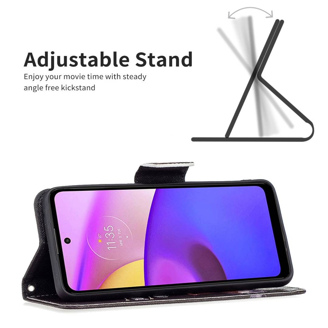 Für Motorola Moto E40 / E20 Kunstleder Handy Tasche Book Motiv 1 Schutz Hülle Case Cover Etui Neu