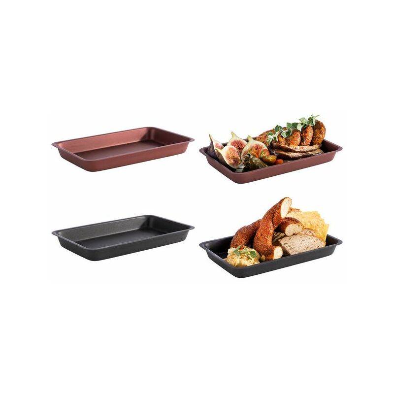 APS Tablett LEVANTE, (B)265 x (T)160 mm, kupferrot