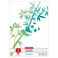 Herlitz Arbeitsblock A4 GREENline Panda 03| GREENline/Bl. 50 Lineatur - A4 - 50