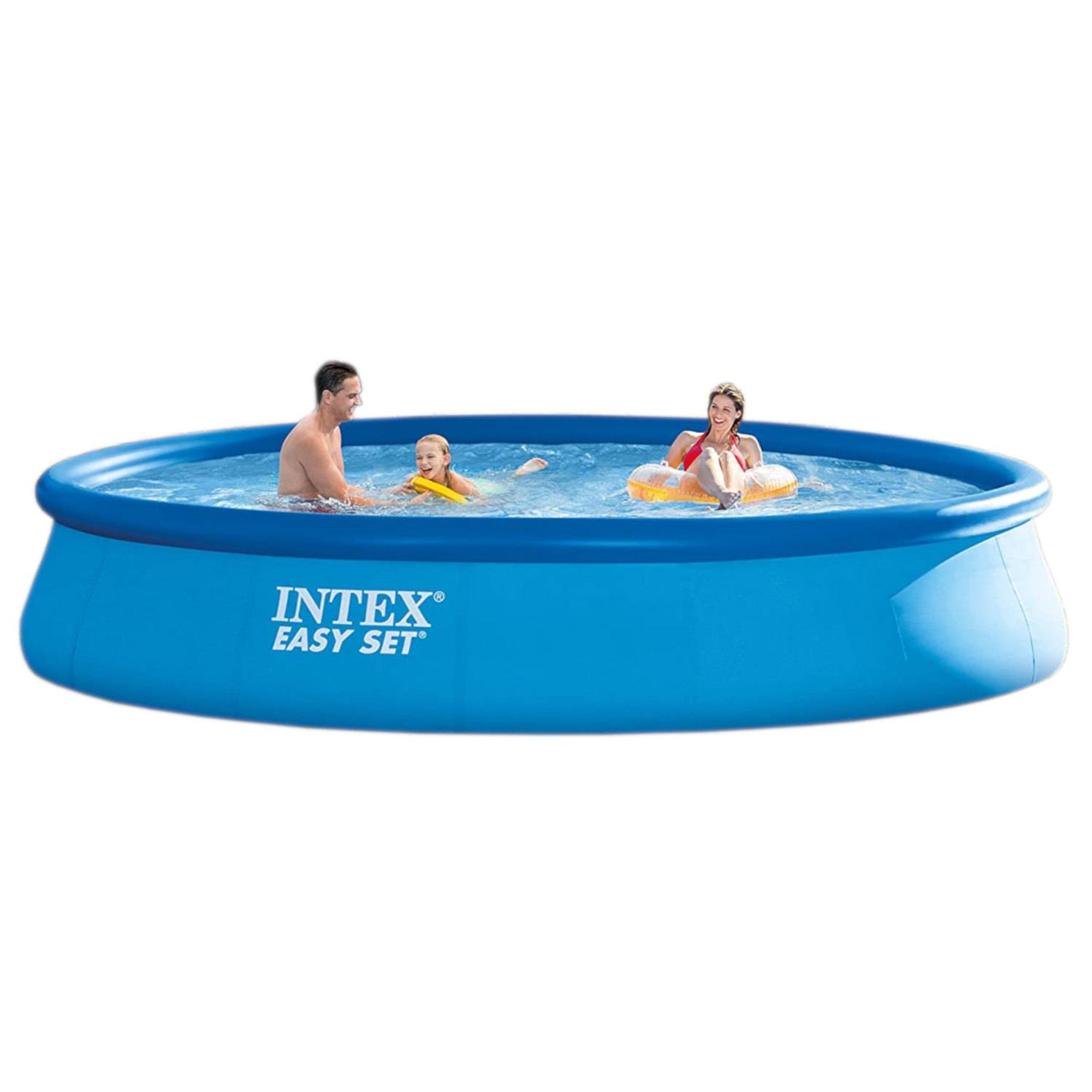 INTEX 28158GN Easy Set PoolSet inkl GS-Pumpe, 457x84cm + aufblasbare Schwimmtiere