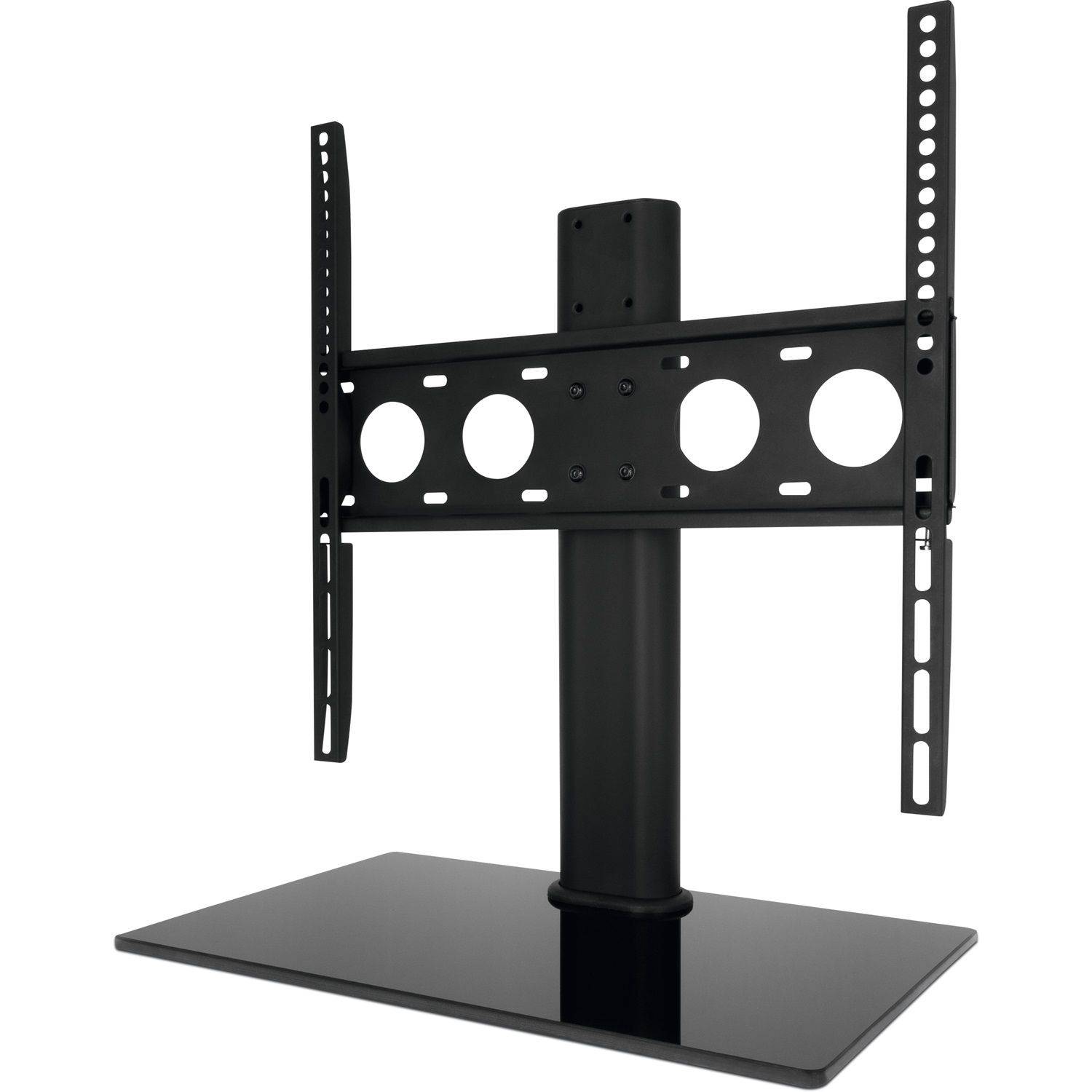 Universal TV-Standfuß + Glasboden 32"-55" VESA 400x400 30 kg